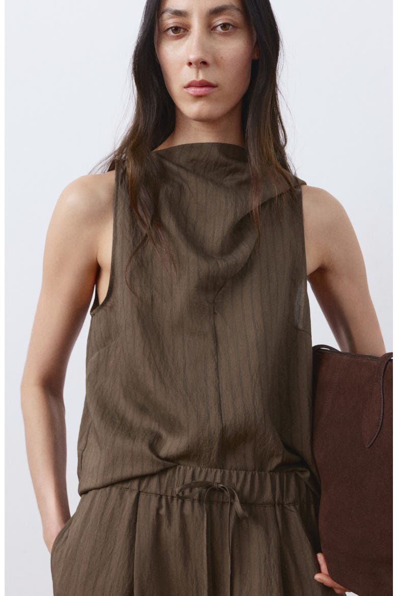 Pantalon Tatu Drawstring Pants, Alternate, color, BROWN