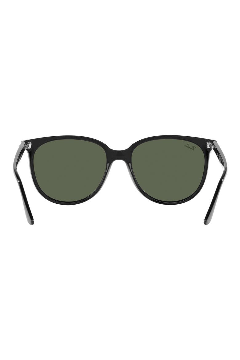 54mm Square Sunglasses, Alternate, color, BLACK