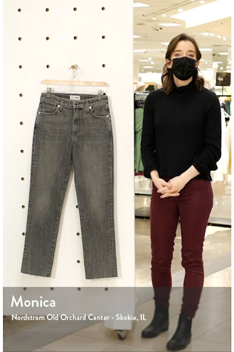 Sabine High Waist Straight Leg Jeans video