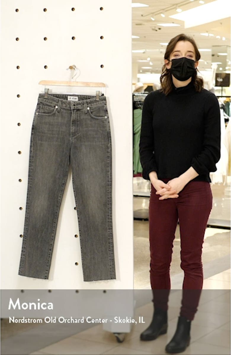 Sabine High Waist Straight Leg Jeans, sales video thumbnail