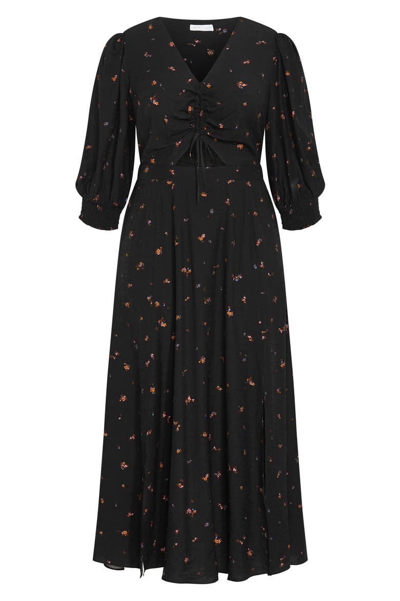 Jolene Floral Maxi Dress, Alternate, color, BABY DITSY