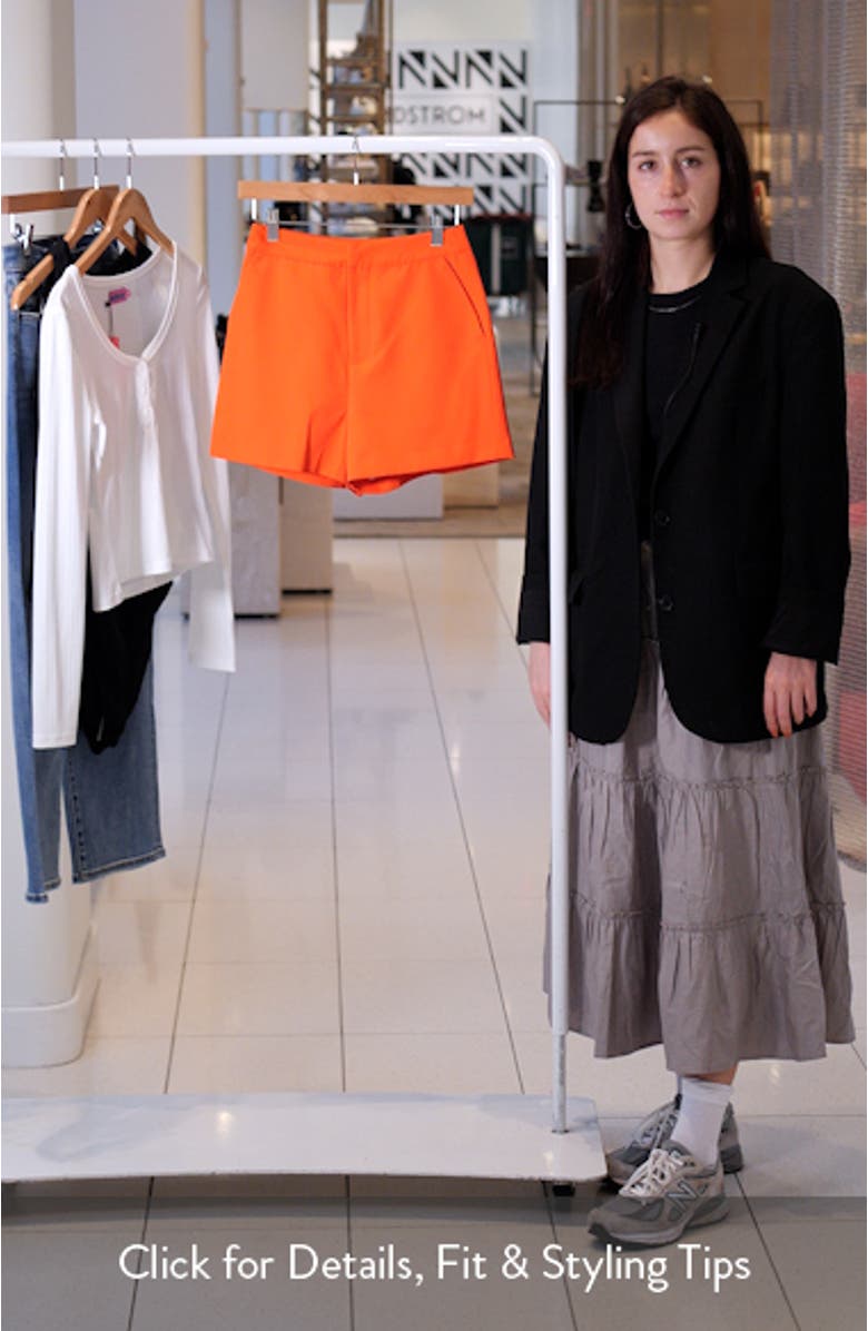 High Waist Suit Shorts, sales video thumbnail