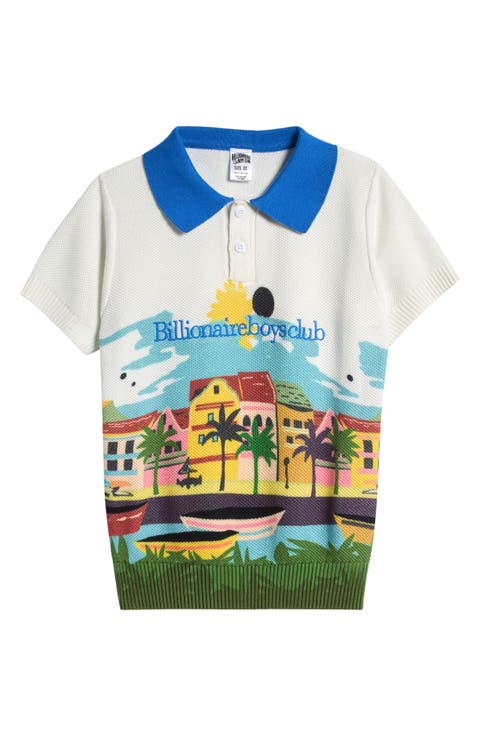 Kids' Palmas Short Sleeve Cotton Polo (Toddler, Little Kid & Big Kid)
