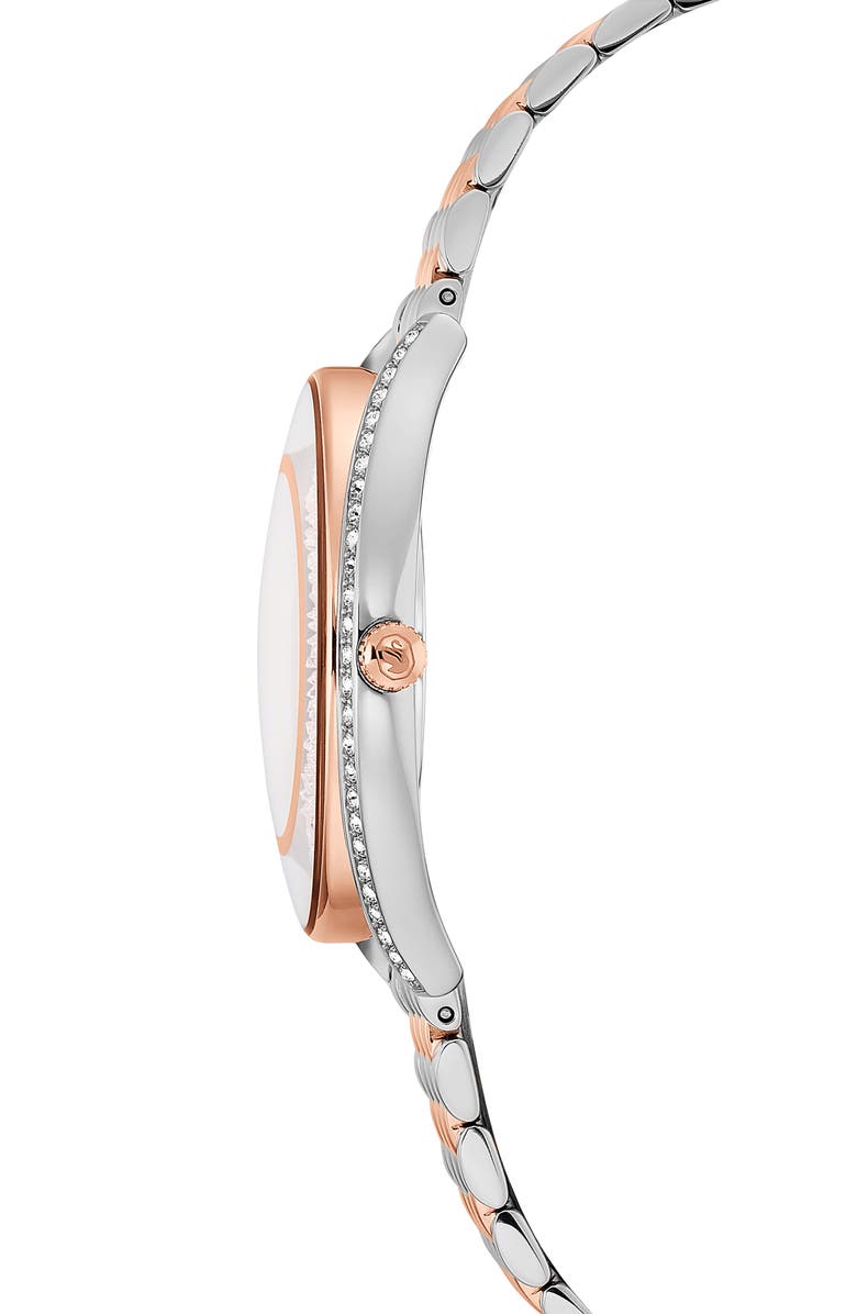 Swarovski Crystalline Aura Bracelet Watch, 35mm x 40mm, Alternate, color, 