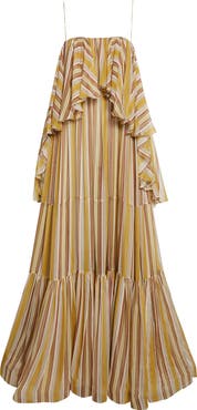 Zimmermann Rebellion Bohemian Stripe Slipdress