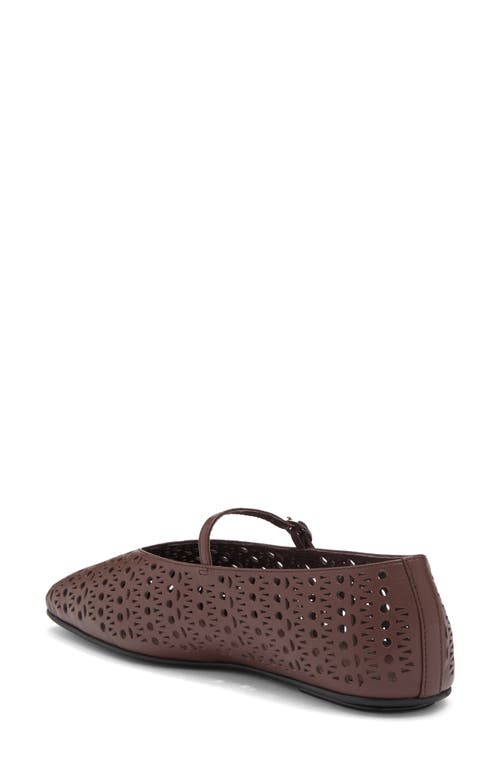 JEFFREY CAMPBELL JEFFREY CAMPBELL KHLOE PERFORATED SQUARE TOE FLAT 