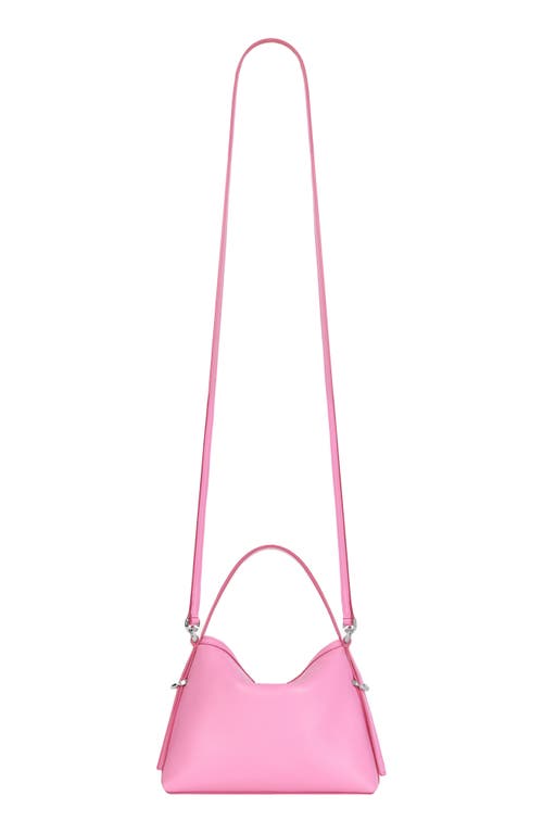 Shop Givenchy Nano Voyou Leather Crossbody Bag In Lipstick Pink
