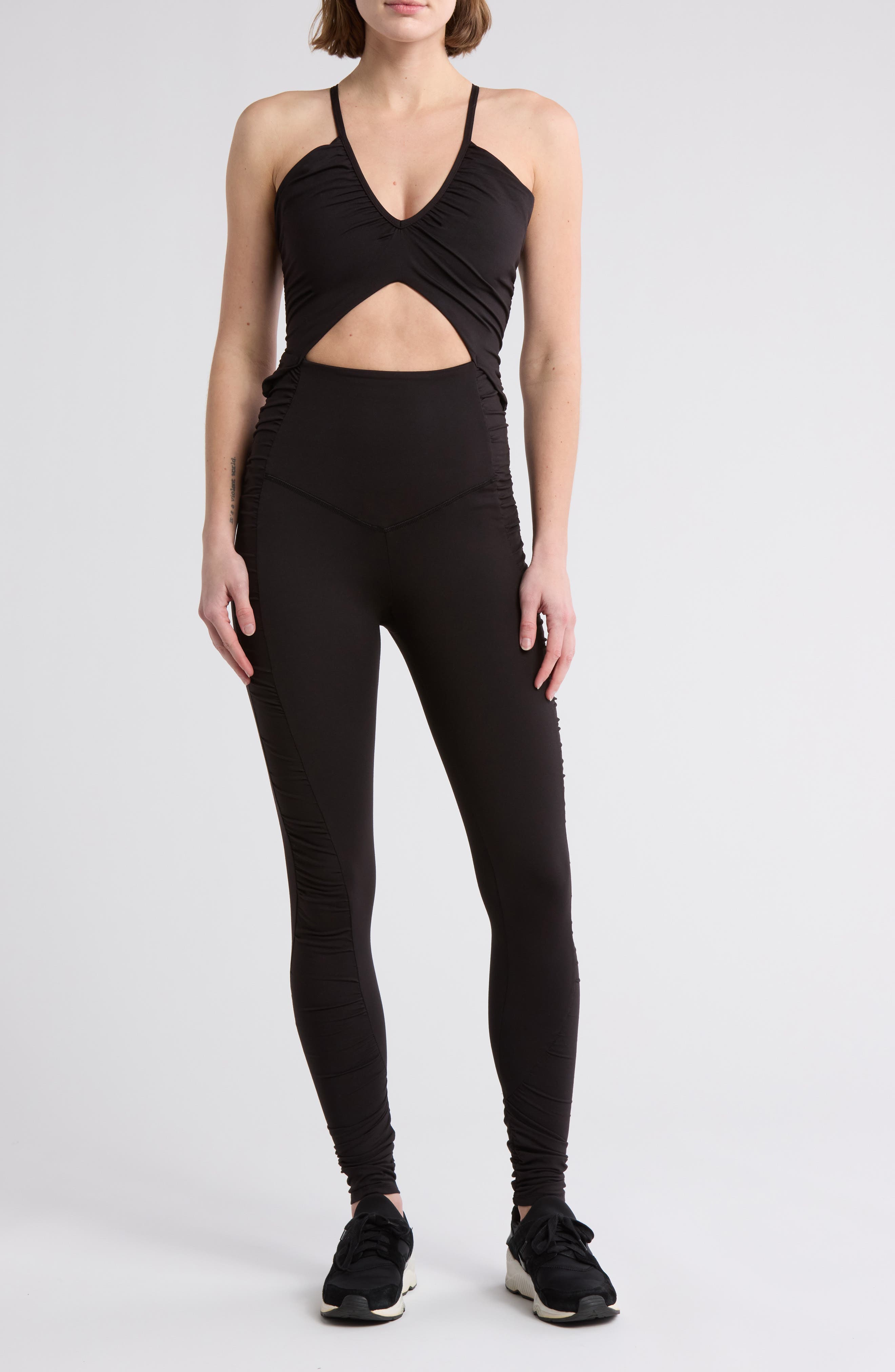 Balancing Act Racerback Jumpsuit