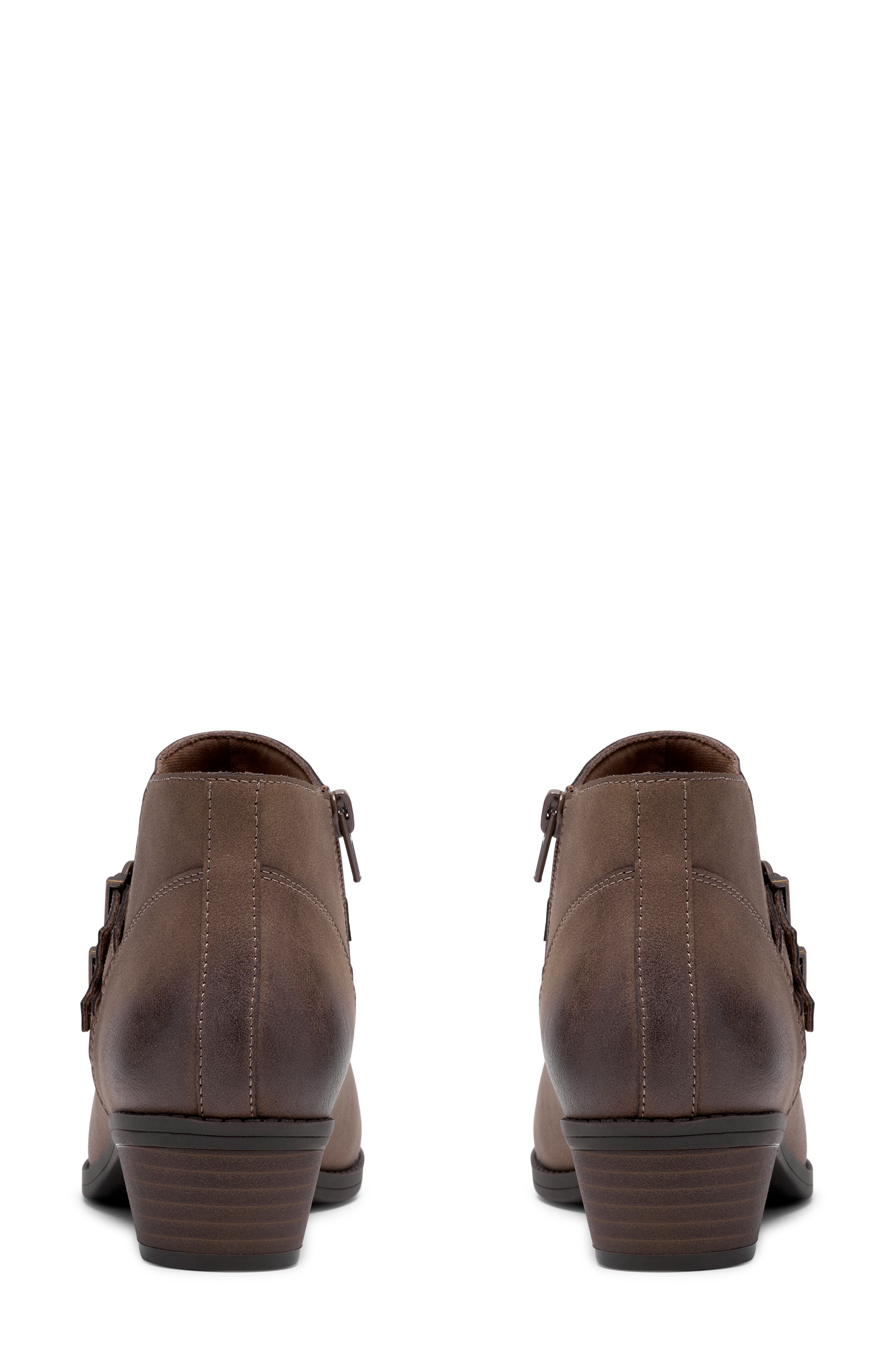 Danyelle Cali Leather Bootie, Alternate, color, TAUPE OILY LEA