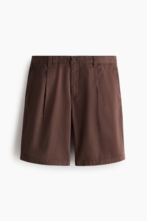 Relaxed Fit Cotton Chino Shorts