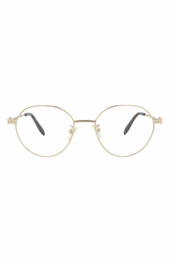 McQueen 53mm Round Sunglasses