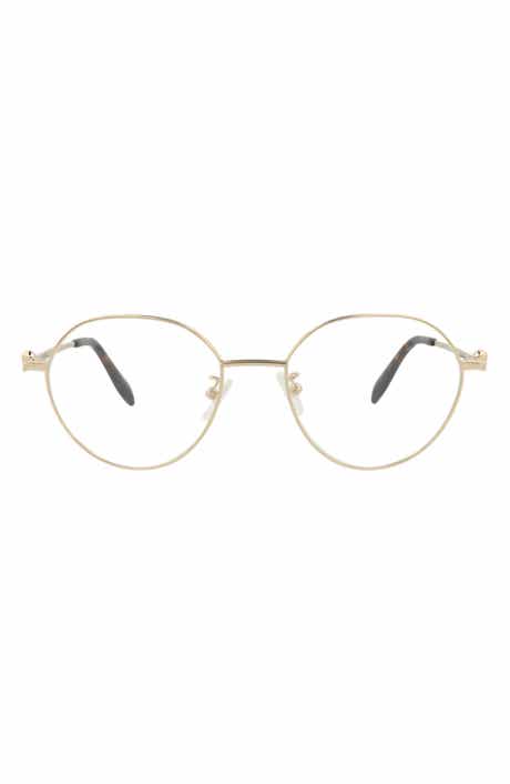 McQueen 53mm Round Sunglasses