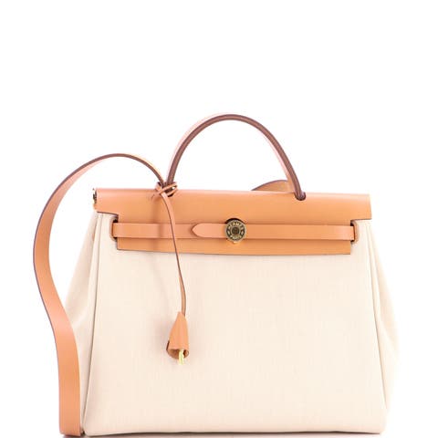 Herbag Zip Leather and Toile 31