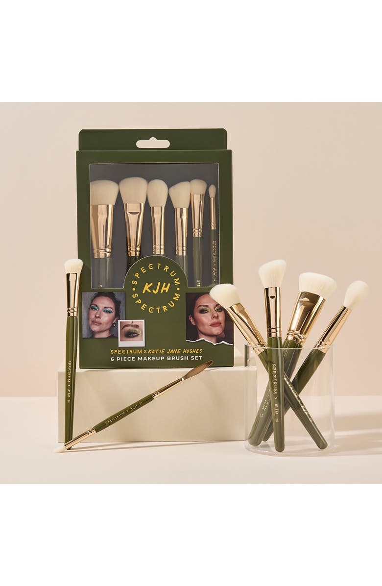 SPECTRUM x Katie Jane Hughes 6-Piece Makeup Brush Set, Alternate, color,