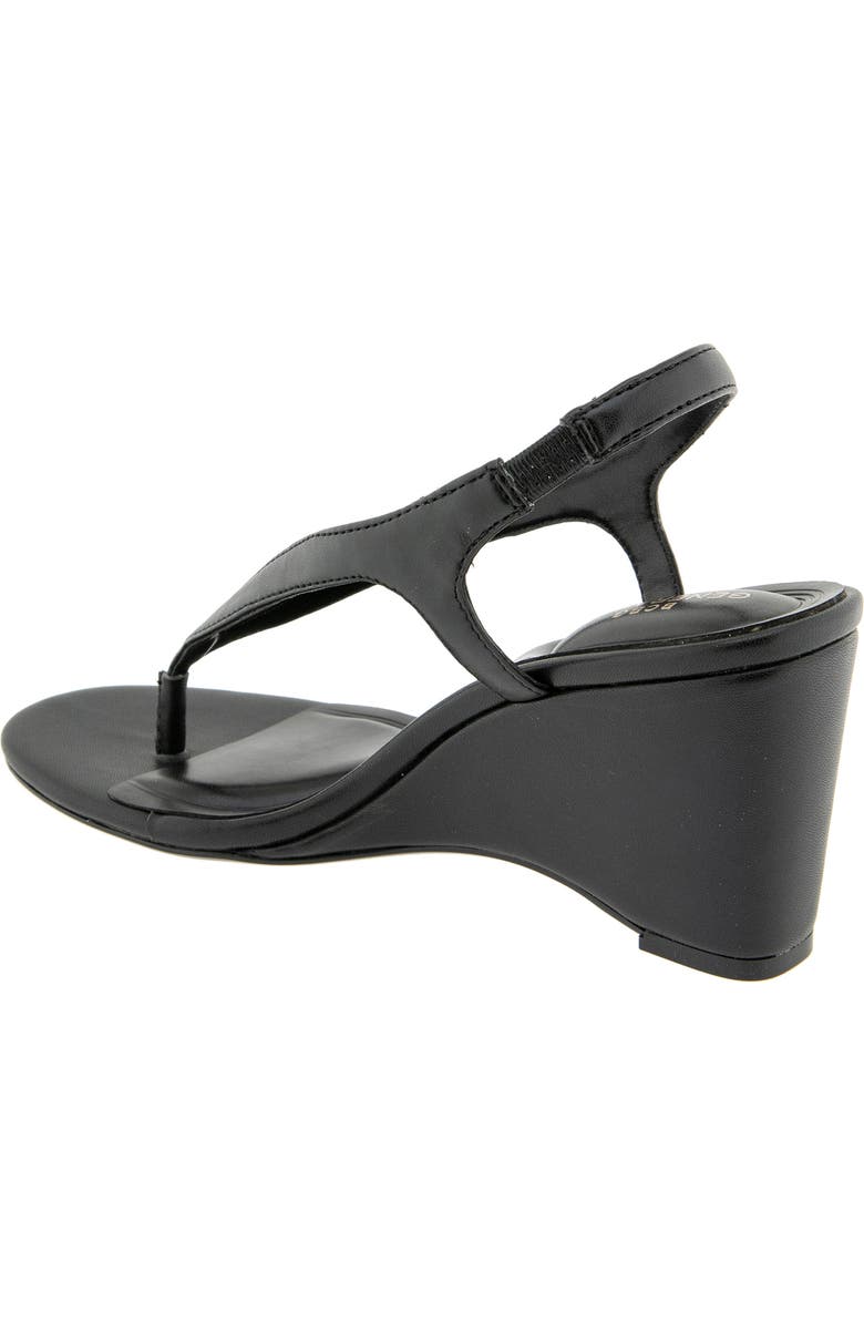 BCBGeneration Serenity Wedge Sandal, Alternate, color, Black