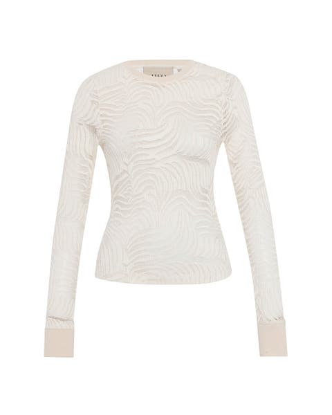 Artemis Fern Lace Long-Sleeve Top