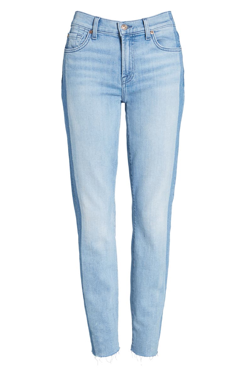 7 For All Mankind <sup>®</sup> Roxanne Original Ankle Skinny Jeans, Alternate, color, 