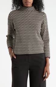 MAX STUDIO Mock Neck Sweater