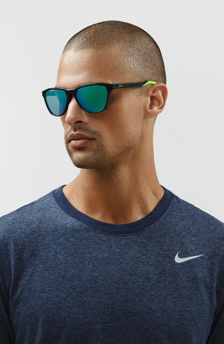 Nike Maverick Rise 56mm Tea Cup Sunglasses, Alternate, color,