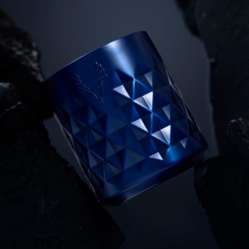 Viski Paragon Stainless Steel Rocks Tumbler In Electric Blue