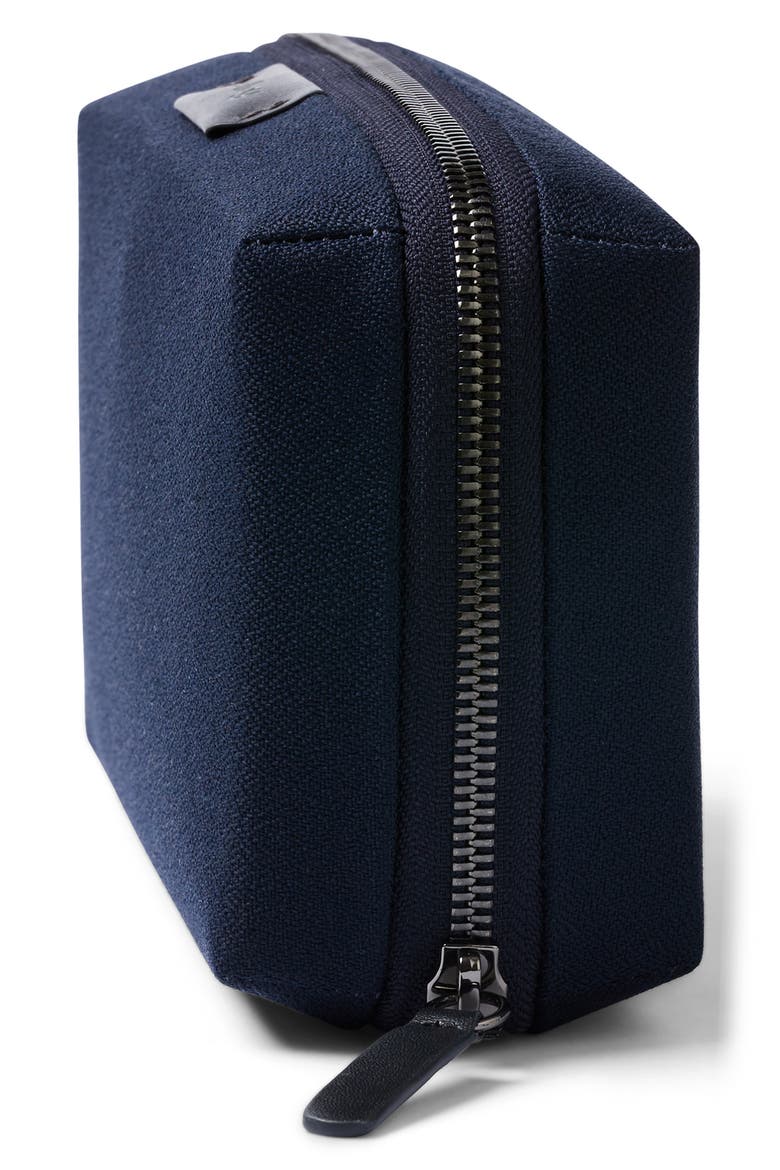 Water Resistant Recycled Polyester & Recycled Nylon Tech Case, Alternate, color, NAVY