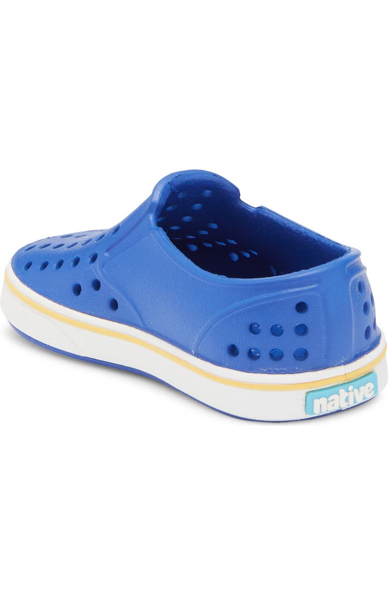 Native Shoes Kids' Miles Water Friendly Slip-On Sneaker, Alternate, color, Uv Blue/ Shell White
