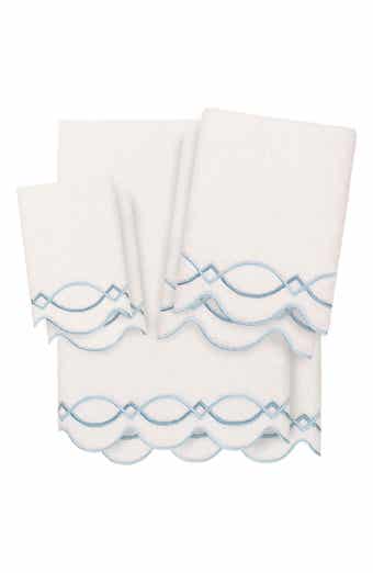 Diamond Chain Scallop 6-Piece Assorted Towels Set
