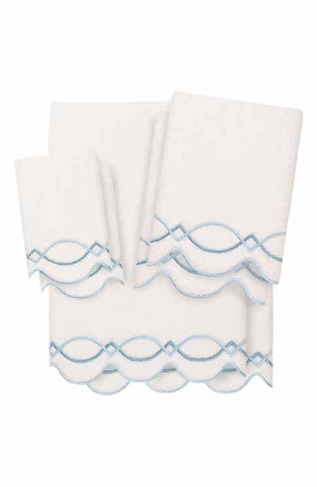 Diamond Chain Scallop 6-Piece Assorted Towels Set