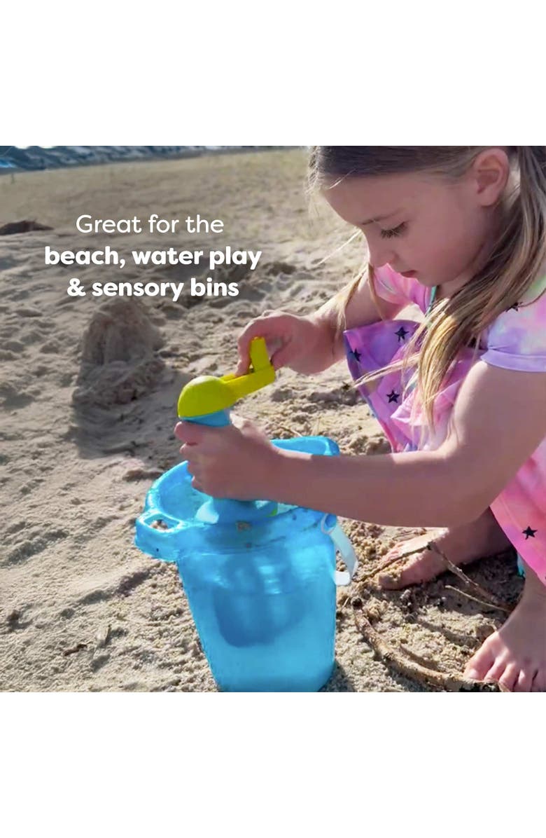 HABA Toddler Bath Toys Bubble Bath Kids Whisk - for Kids' Sensory Play, Motor Skills, and Bath Time Fun, Blue, Alternate, color, Blue Multi