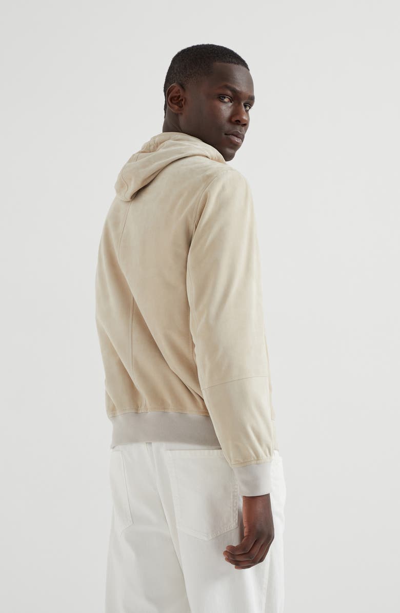 Brunello Cucinelli Sweatshirt with hood and zipper, Alternate, color,