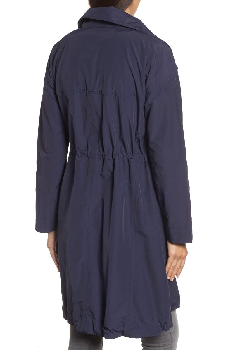 Eileen Fisher High Collar Long Jacket, Alternate, color,
