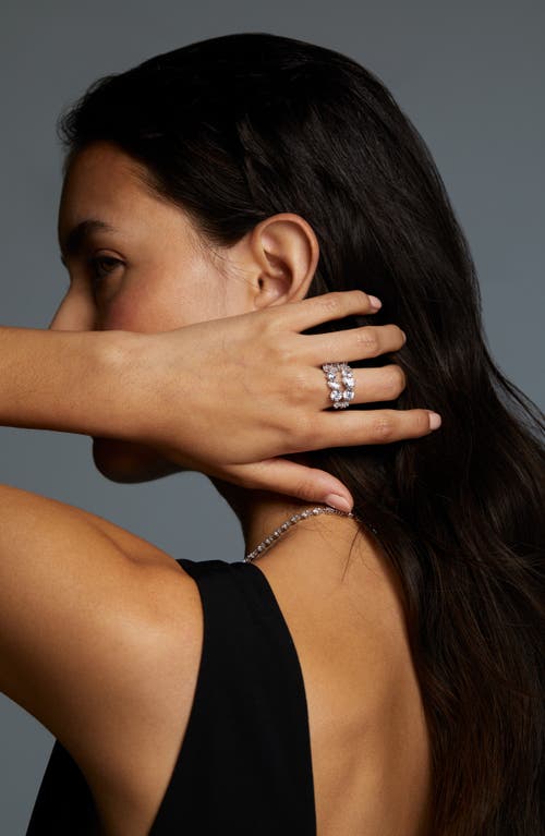 NADRI NADRI BEATRIX CUBIC ZIRCONIA COCKTAIL RING