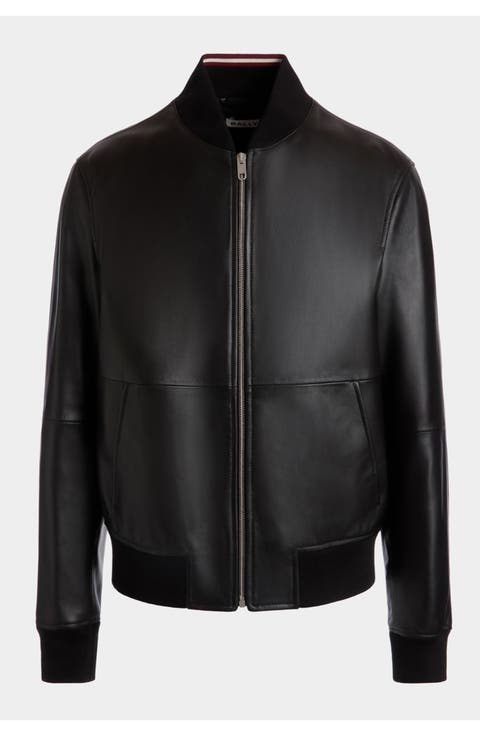 Bomber in Leather