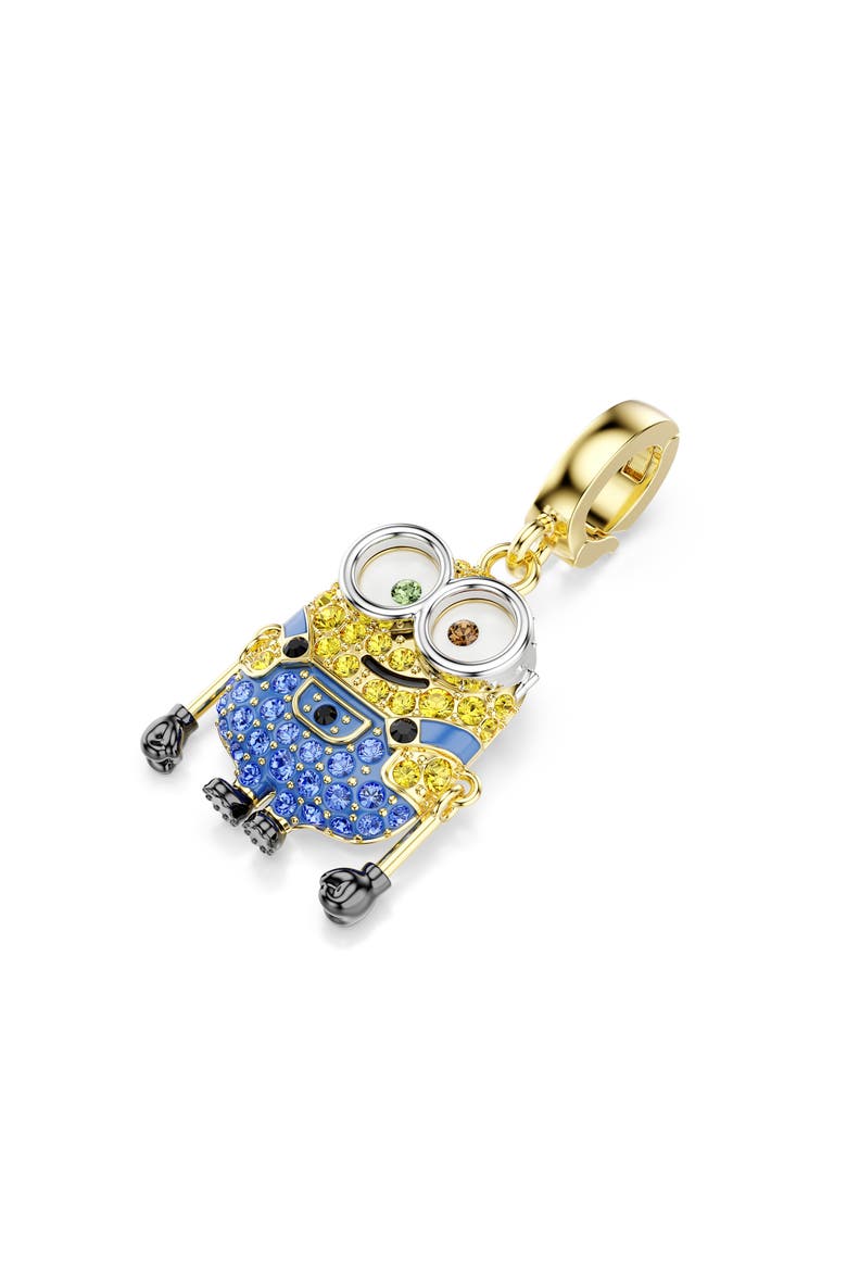 Minions® Bob Crystal Charm, Alternate, color, GOLD/ MULTI
