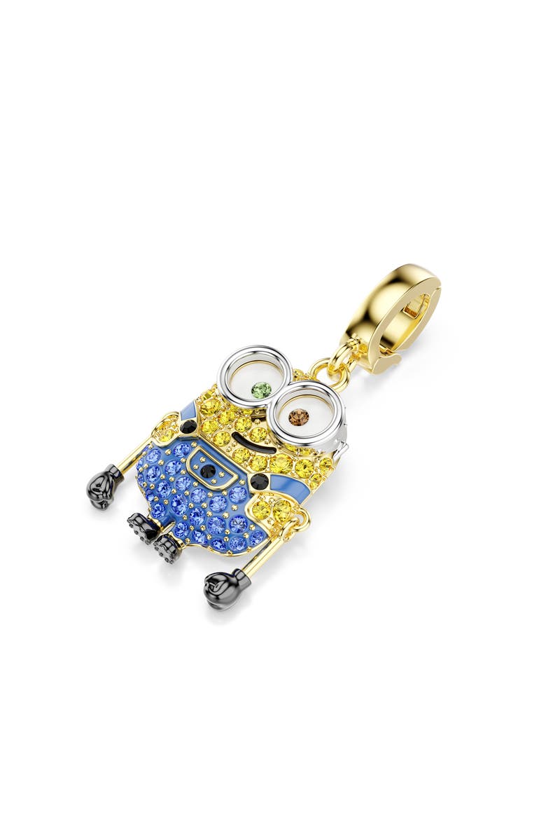 Swarovski Minions<sup>®</sup> Bob Crystal Charm, Alternate, color, Gold/ Multi