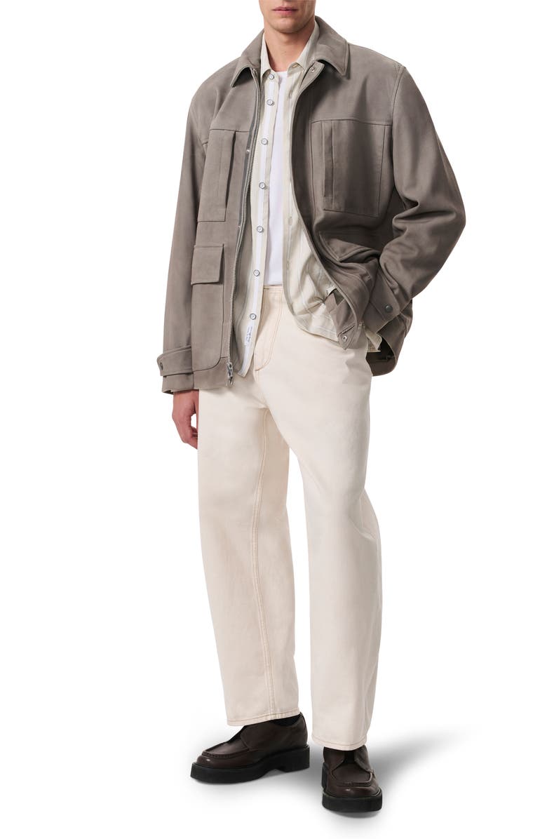 rag & bone Pace Suede Chore Jacket, Alternate, color, Desert