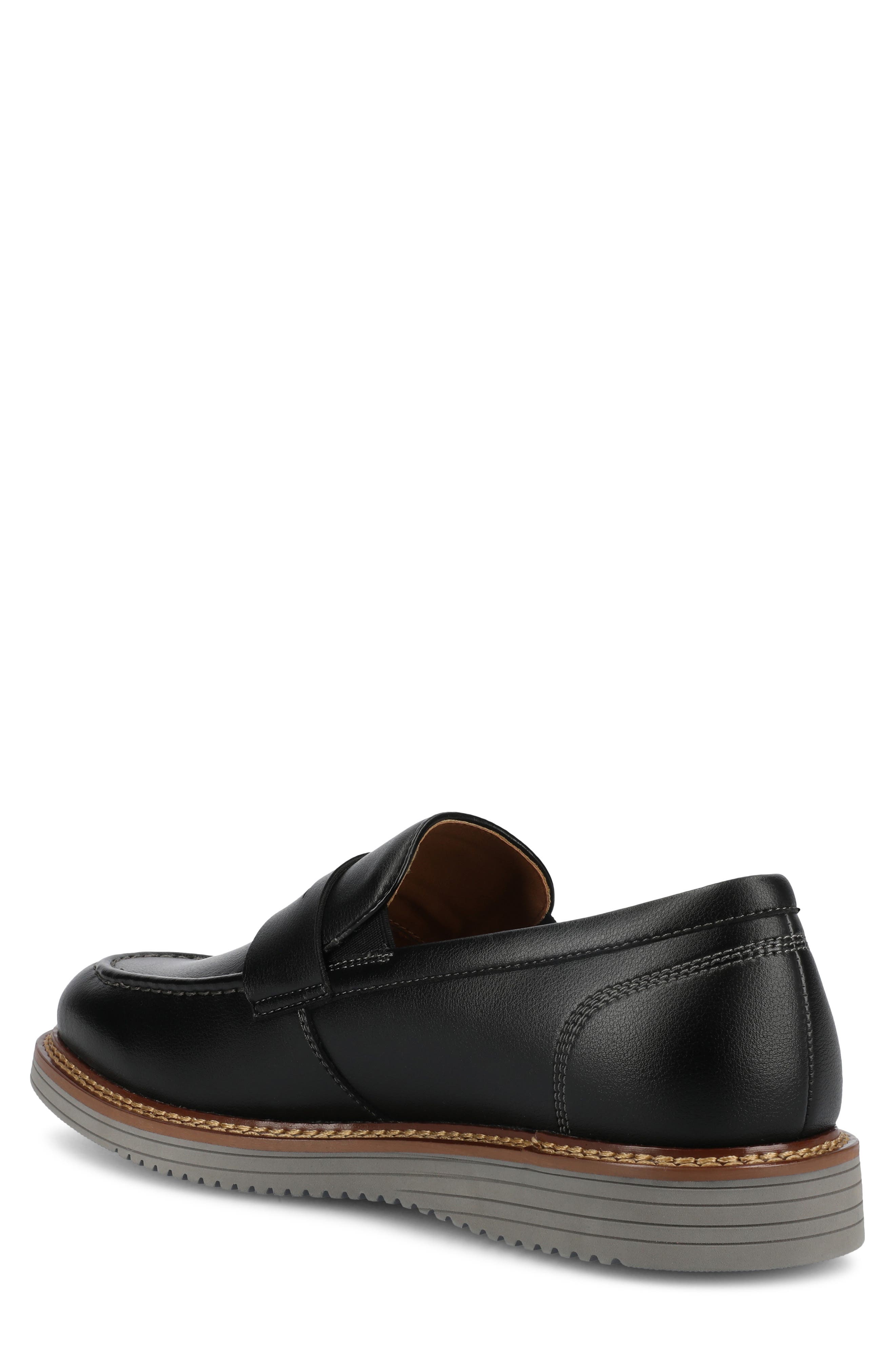 VANCE CO Princeton Penny Loafer, Alternate, color, Black