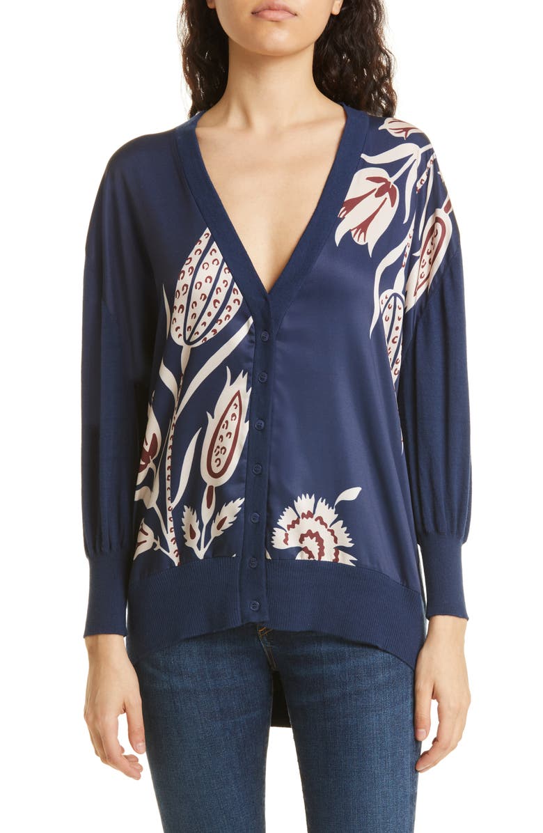 Ted Baker London Women's Naincy Print Cardigan, Main, color,
