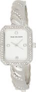 True Religion Crystal Accent Twisted Band Analog Quartz Watch, 21mm x 26mm
