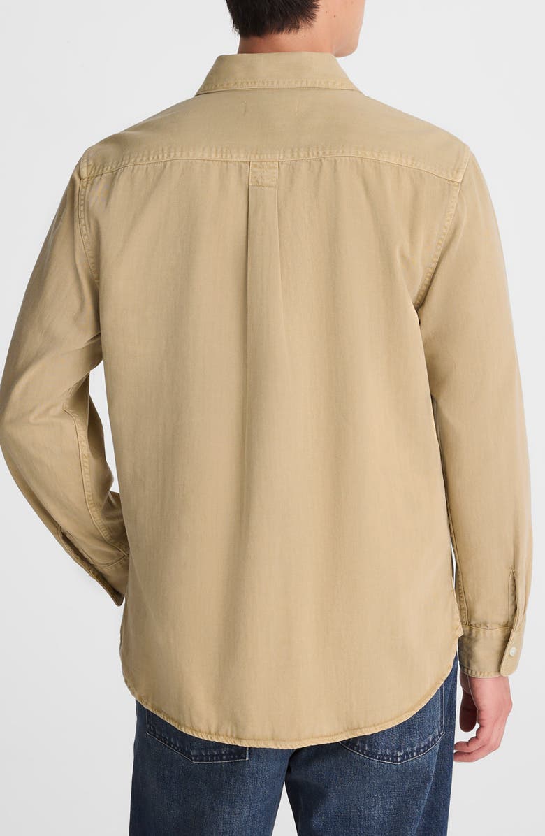 Madewell Cotton Button-Up Work Shirt, Alternate, color, Distressed Rope