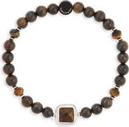 Caputo & Co. Stone Beaded Stretch Bracelet