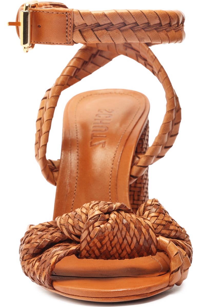 Schutz Khari Ankle Strap Sanndal, Alternate, color, Cuoio Brown