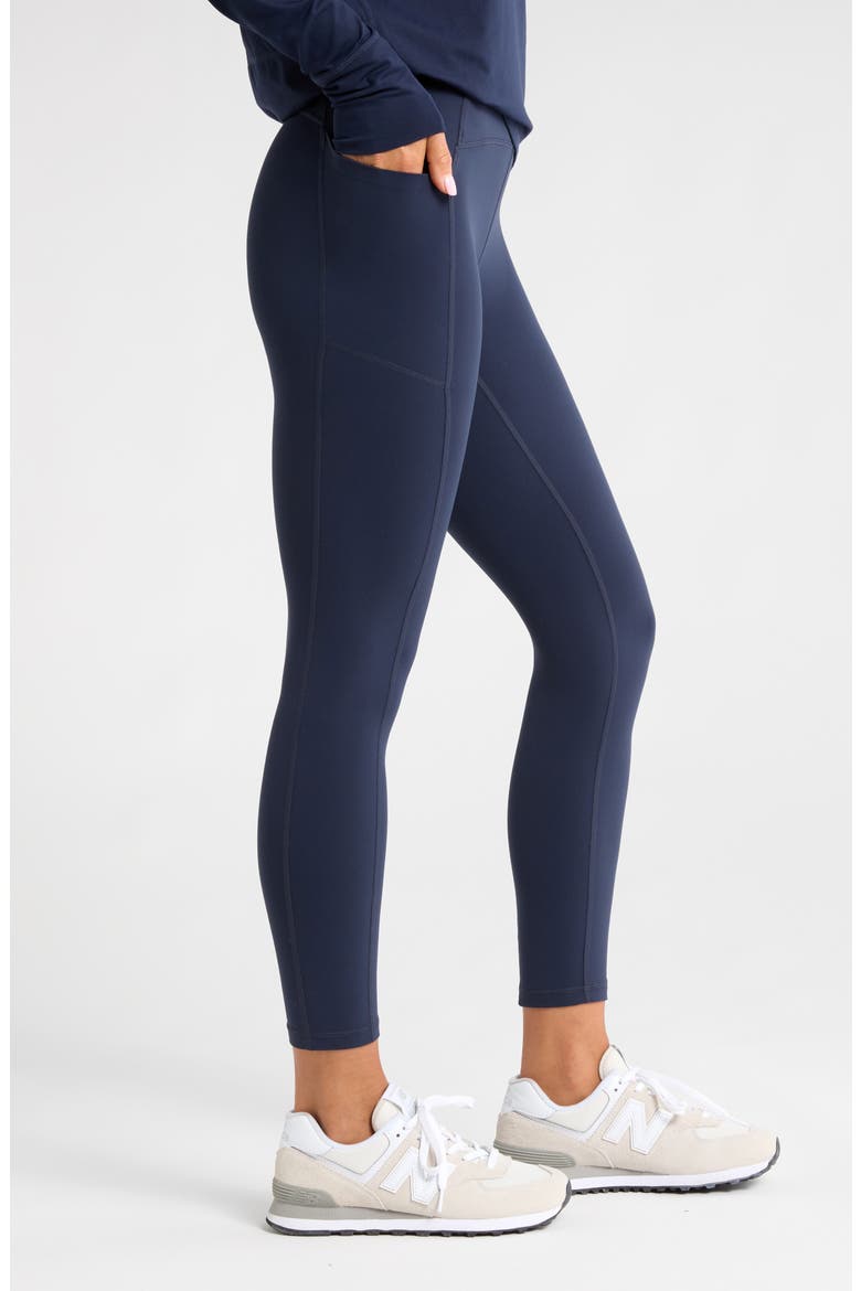 Studio Luxe High Waist Pocket 7/8 Leggings, Alternate, color, NAVY SAPPHIRE