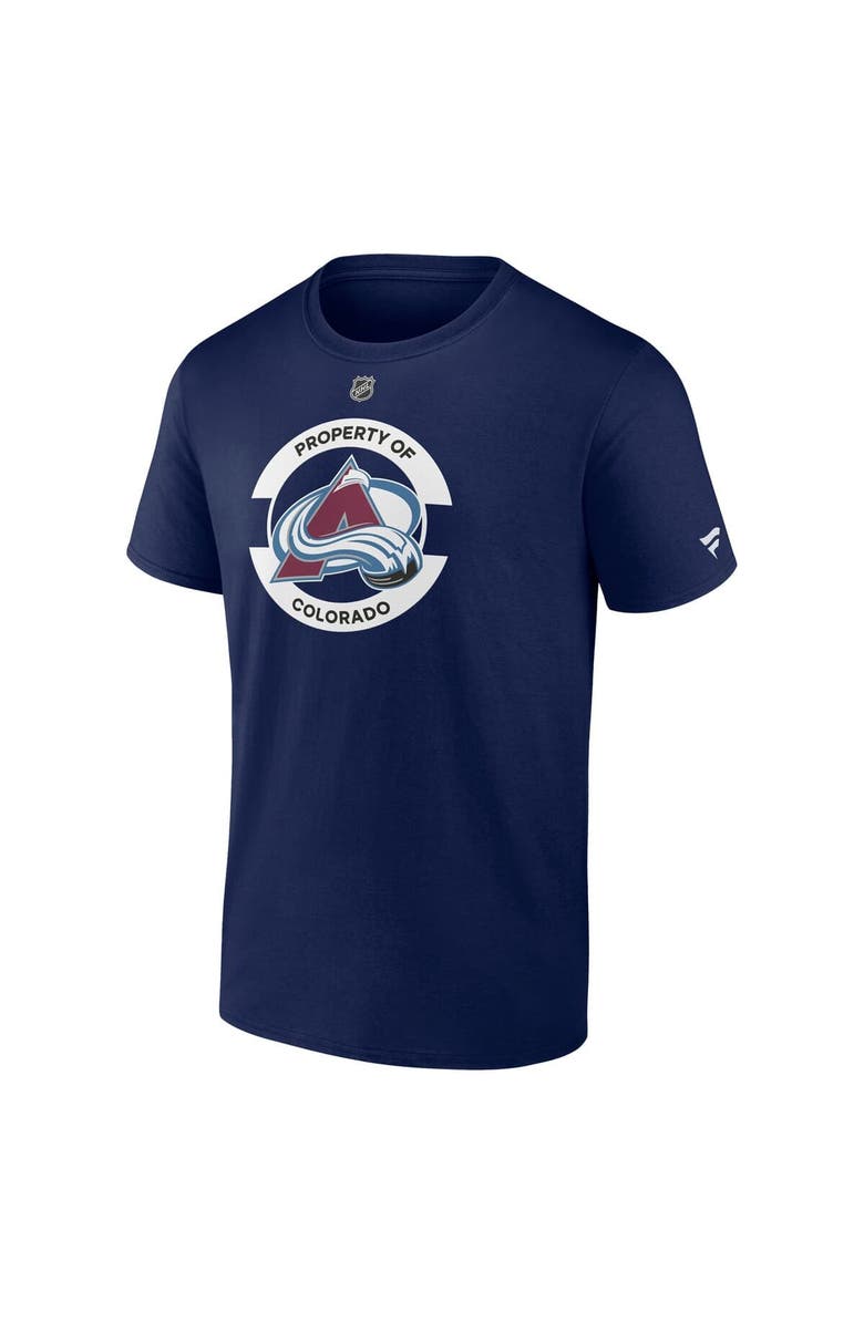 FANATICS Men's Fanatics Navy Colorado Avalanche Authentic Pro Core Secondary T-Shirt, Alternate, color, 