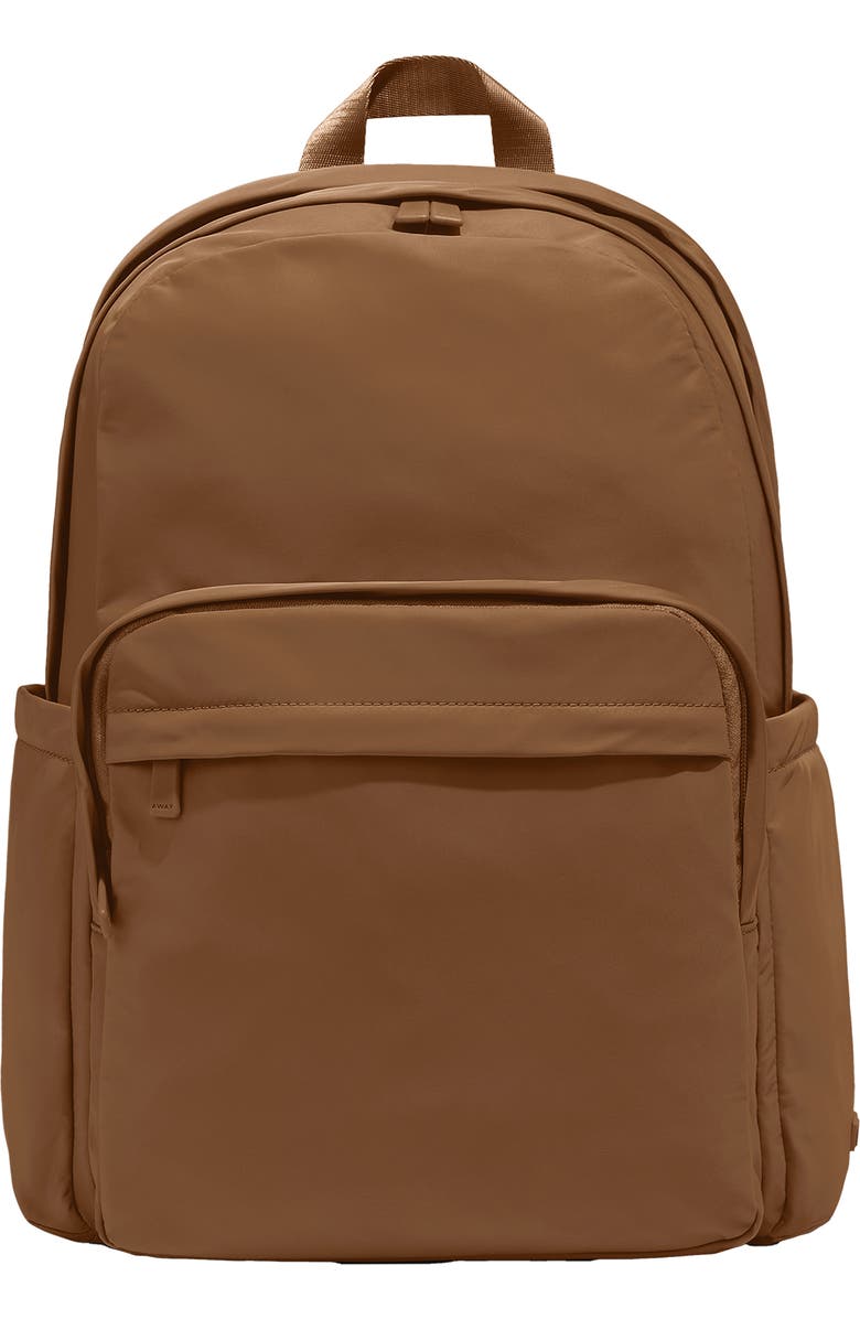 Away Large Featherlight Backpack, Main, color, Amaro Brown
