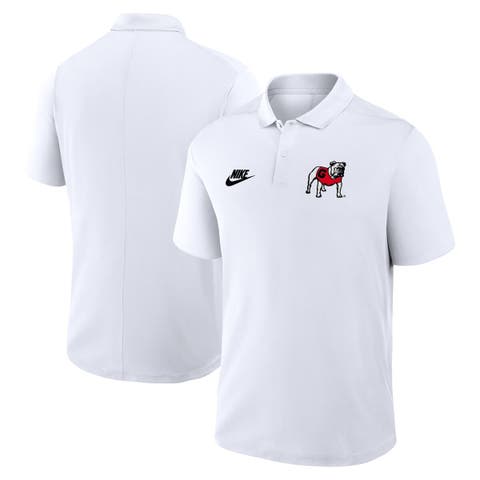 Men's Nike White Georgia Bulldogs Primetime Victory Legacy Vault Logo Performance Polo