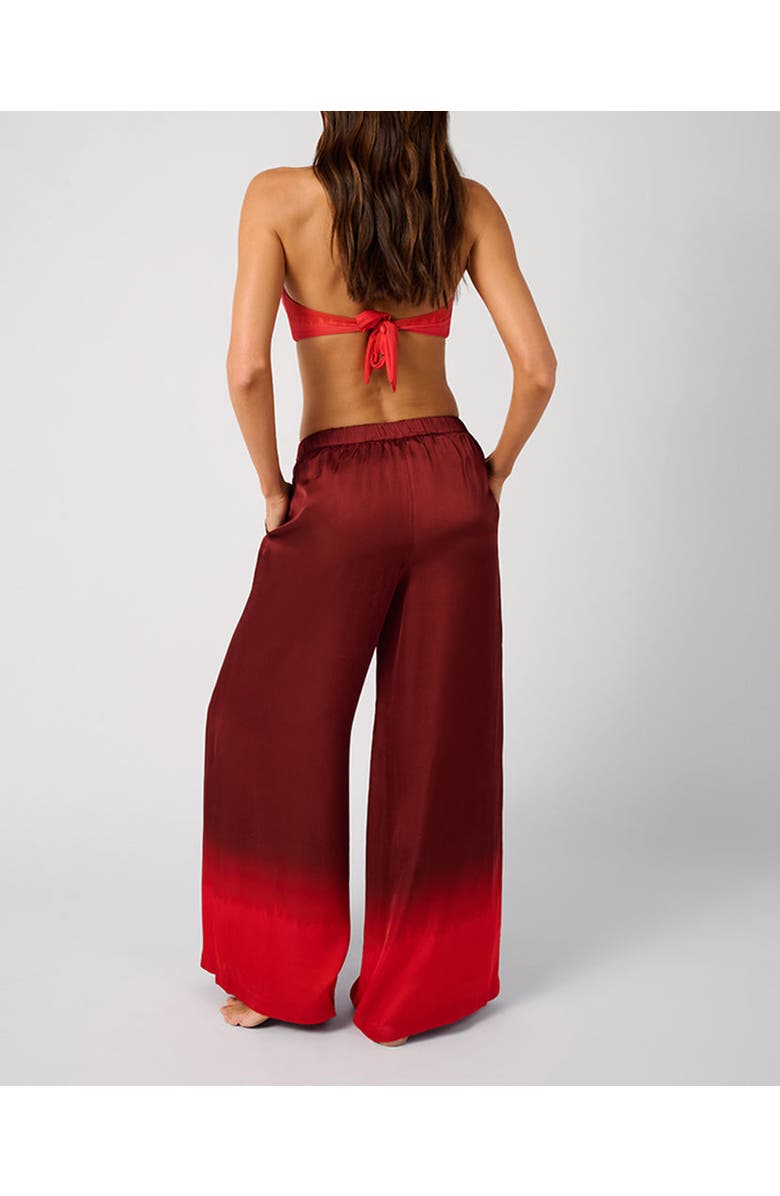 WeWoreWhat Beach Pants, Alternate, color, Oxblood/Cherry