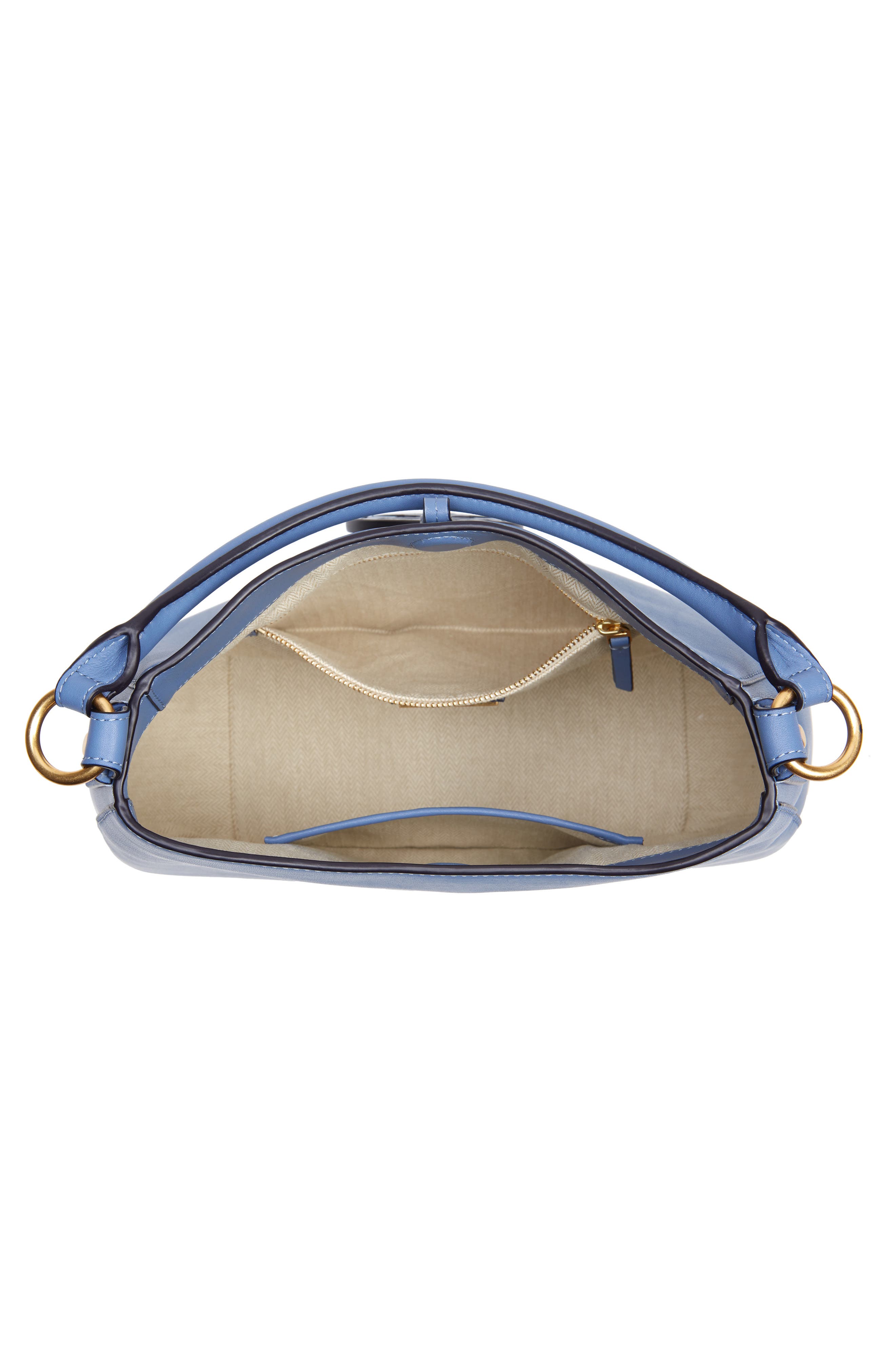 Mini Miller Leather Hobo Bag, Alternate, color, BLUEWOOD