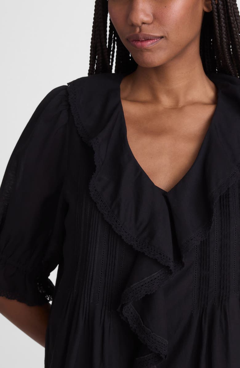 Madewell The Blaire Minidress, Alternate, color, Jet Black