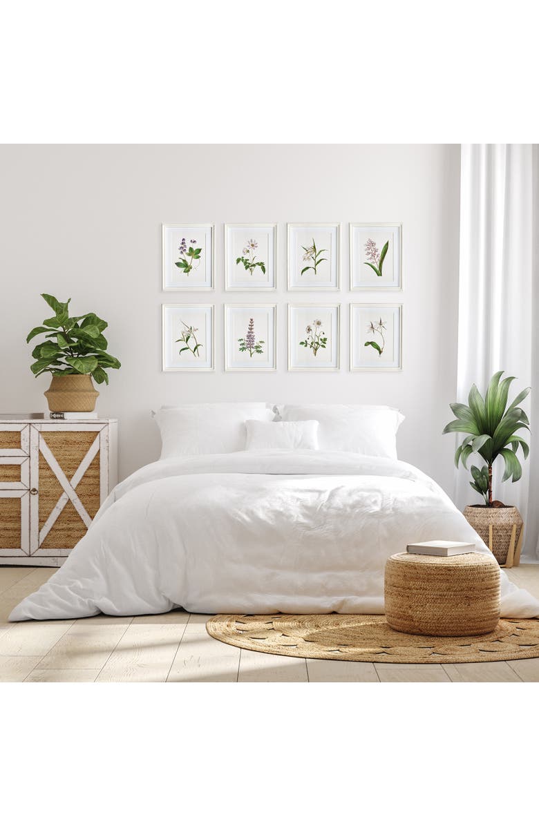 Napa Home & Garden Flowers In Bloom Petite Prints Set of 8, Alternate, color, Green